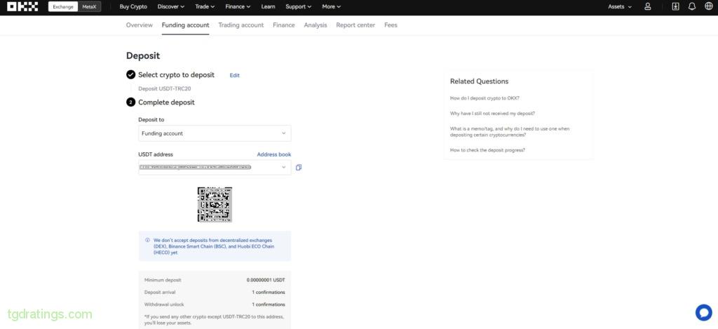 Dirección y código QR