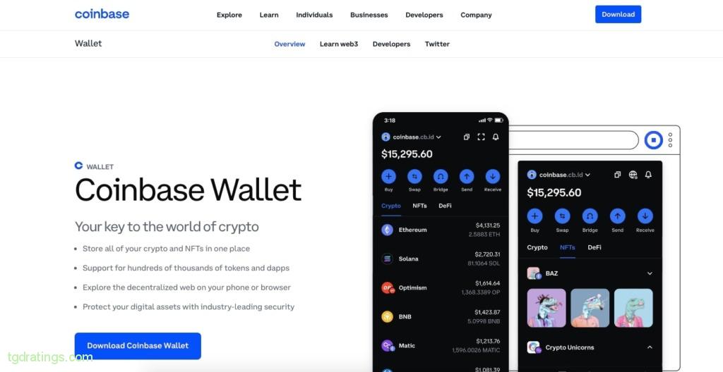 Portfel kryptowalutowy od Coinbase