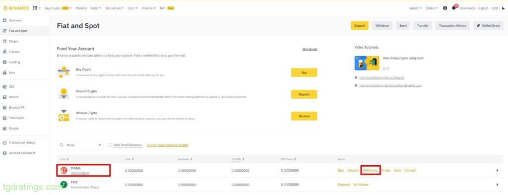 Выбор USDT