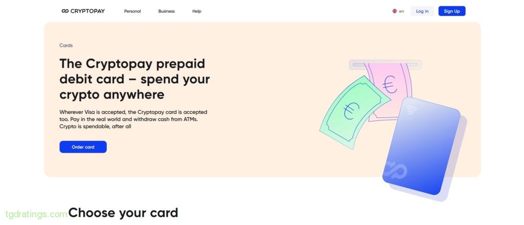 Карты Cryptopay