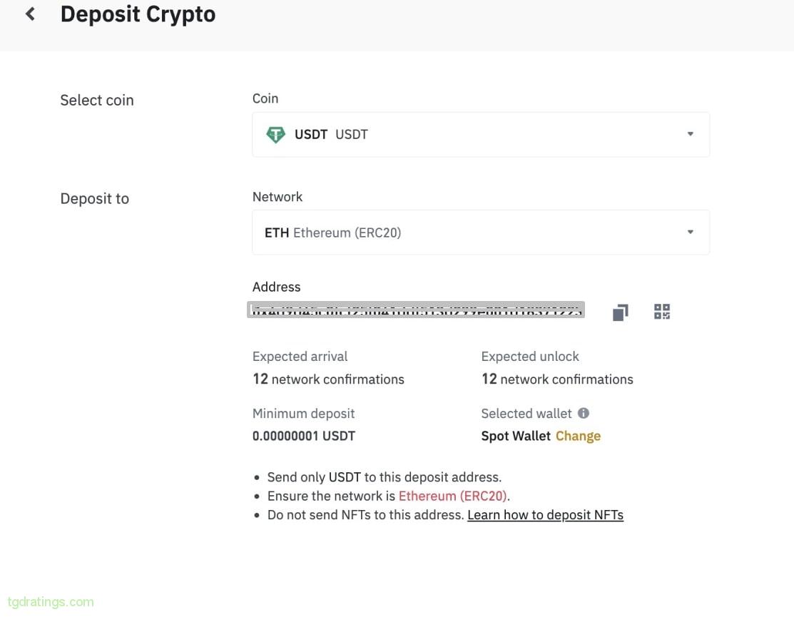 Адрес USDT