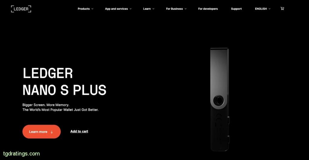 Криптовалютный кошелек Ledger Nano S Plus