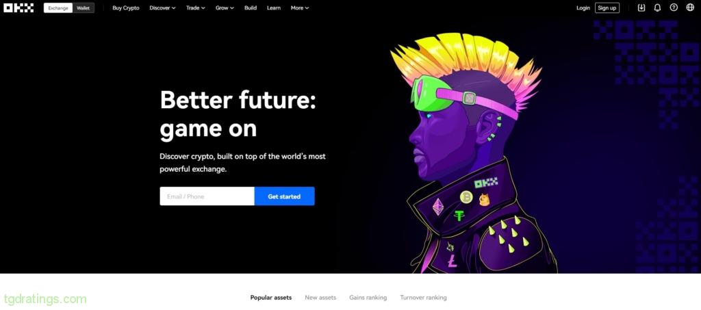 OKX Home Page
