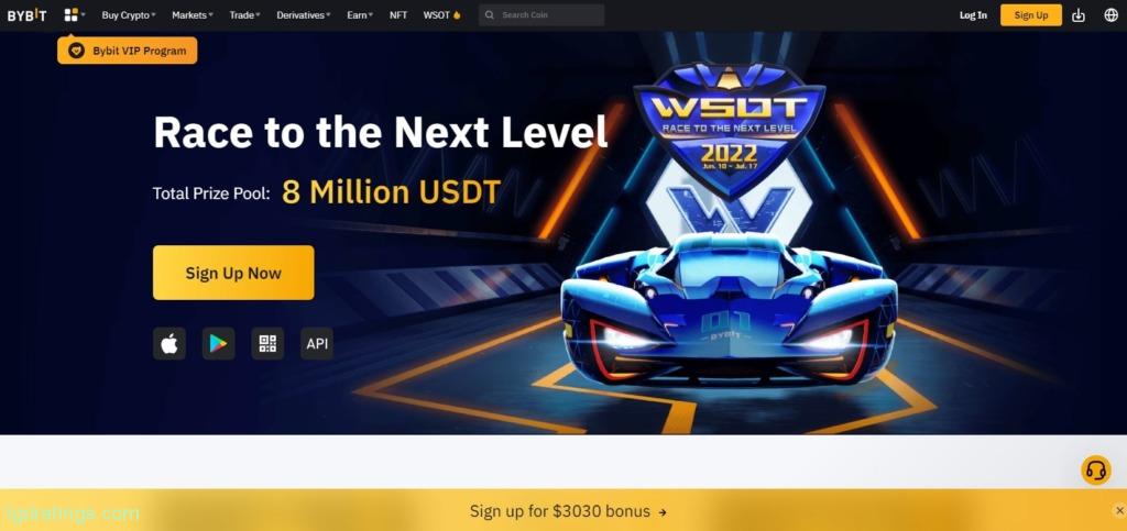 Bybit Home Page