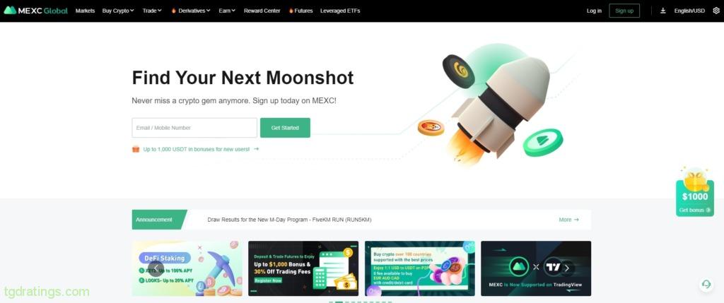 Crypto.com Home Page