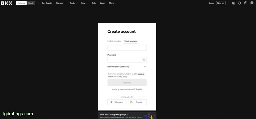 Exchange Registration