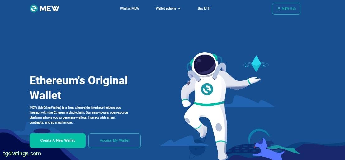 MyEtherWallet homepage