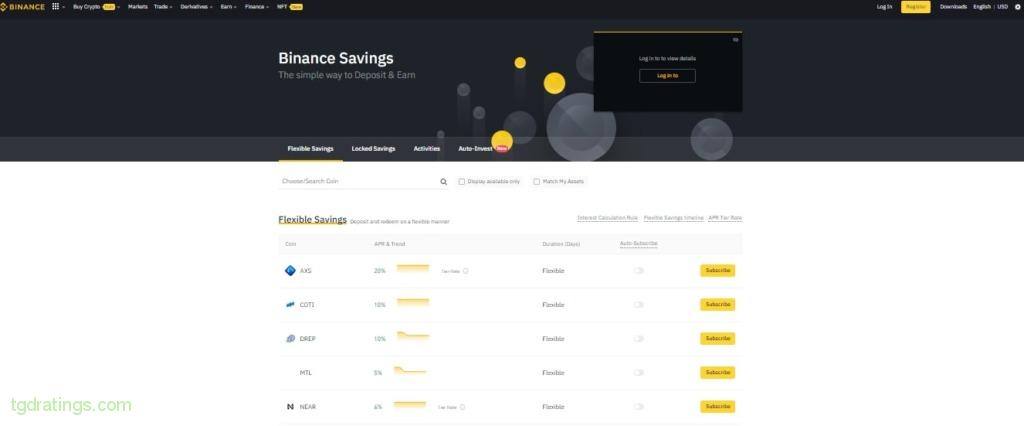 Lending to Binance