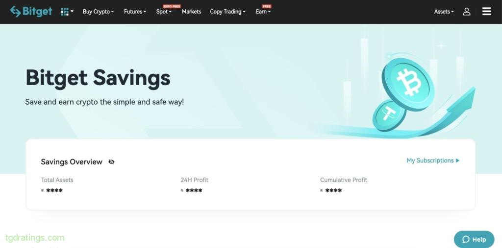Bitget Savings