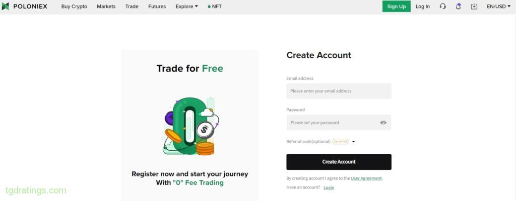 Create an account