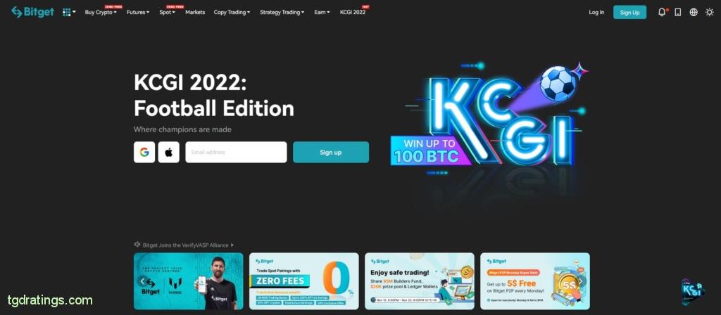 Bitget Home Page