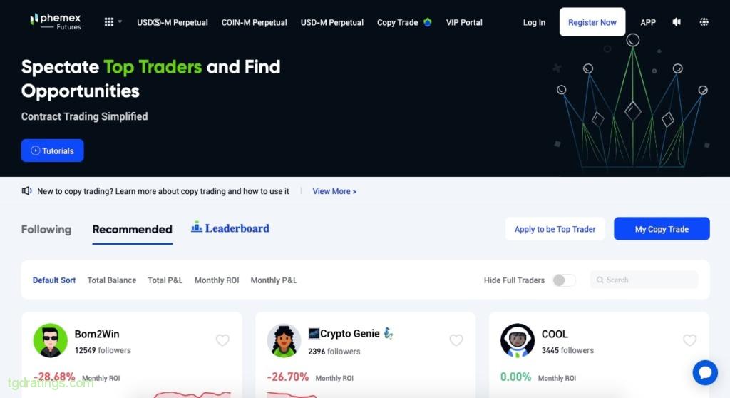 Phemex Copy Trading