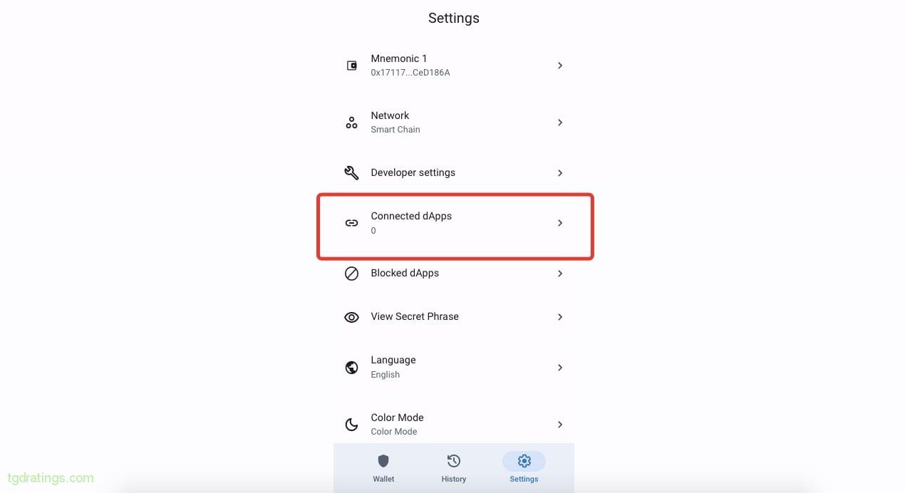 Connect to dApps